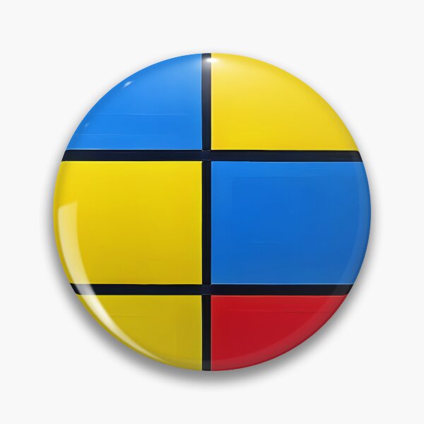 Item preview, Composition with Red Blue and Yellow designed and sold by Crafted-AI.