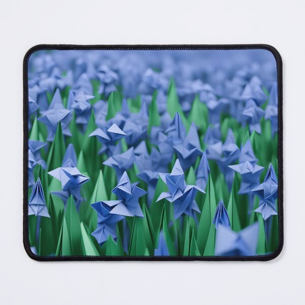 Item preview, Origami Art - Bluebell Meadow: A Symphony of Blooms designed and sold by ArtfulFolds.