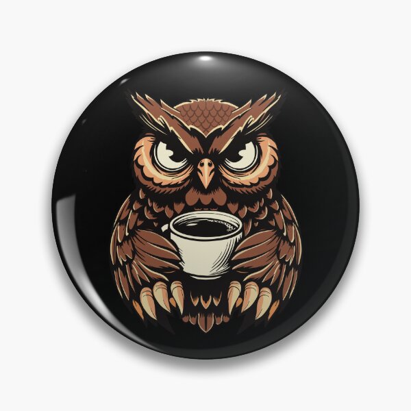 Item preview, Grumpy Before Coffee Owl Coffe Lover designed and sold by shadowisper.