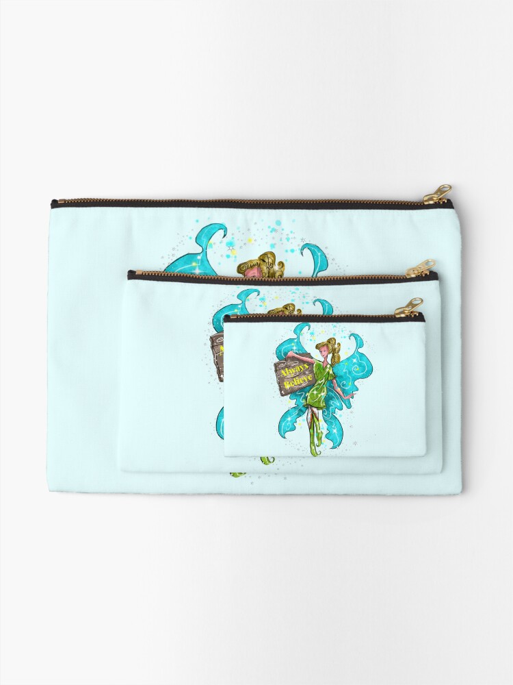 Thumbnail 2 of 4, Zipper Pouch, Iva the Inspirational Fairy™ designed and sold by TeelieTurner.