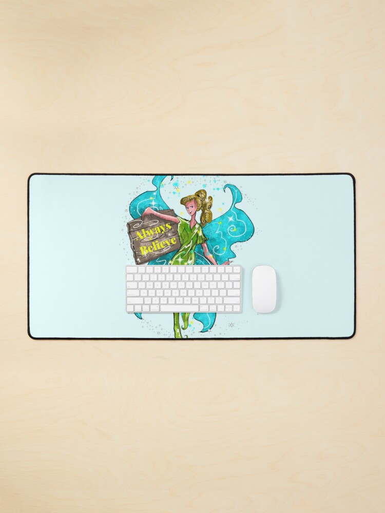 Thumbnail 1 of 5, Mouse Pad, Iva the Inspirational Fairy™ designed and sold by TeelieTurner.