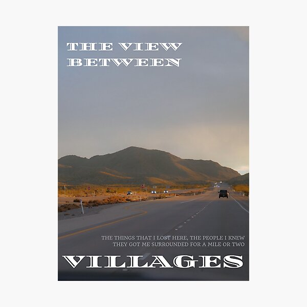 Item preview, The View Between Villages- Poster  designed and sold by georgia-sharpe.