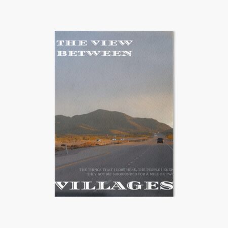 Item preview, The View Between Villages- Poster  designed and sold by georgia-sharpe.