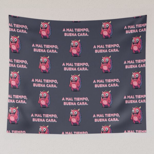 Item preview, At bad times, good face . spanish quotes designed and sold by La Loca.