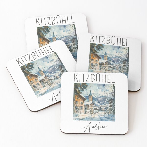 Item preview, A Watercolor Design of Kitzbühel - Austria designed and sold by Sketch-Shack.