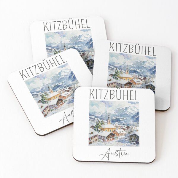 Item preview, A Watercolor Design of Kitzbühel - Austria designed and sold by Sketch-Shack.
