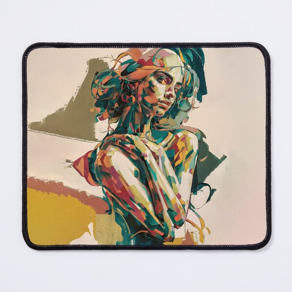 Item preview, Expressive Abstract Art: Bold Brushstrokes of Female Figures designed and sold by MarinaFila.