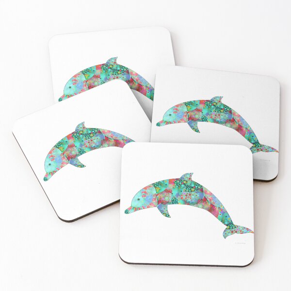 Item preview, Pure Enchantment Dolphin Porpoise Art designed and sold by Sharon Cummings Art.