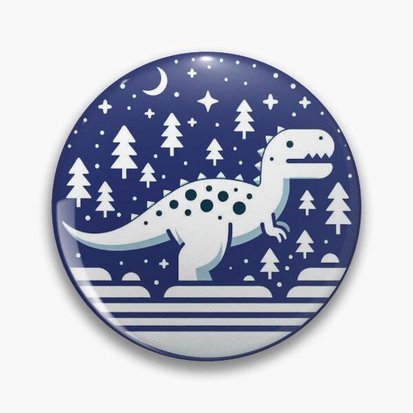 Item preview, White Pixel Christmas Dino designed and sold by Vkinsify.