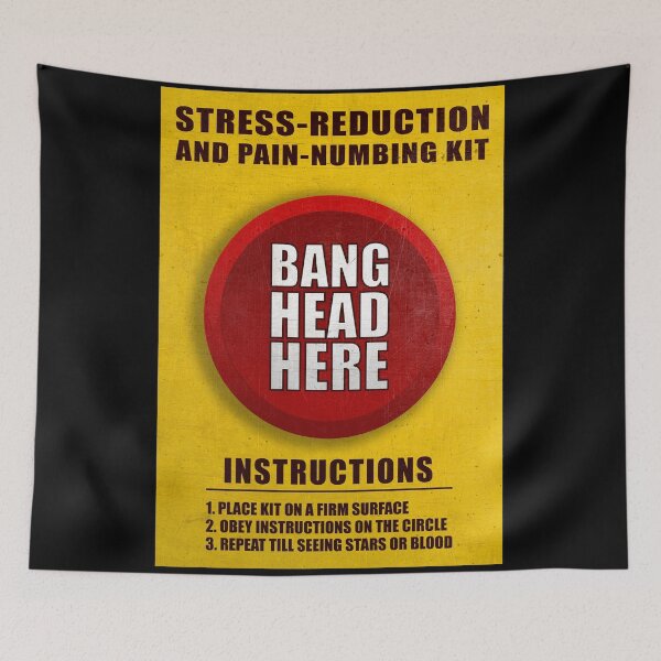 Item preview, Stress Reduction - Bang Head Here!!!  designed and sold by Groenendijk.