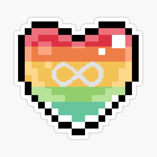 Item preview, Autism Flag Celeste Heart designed and sold by mecha-cat.