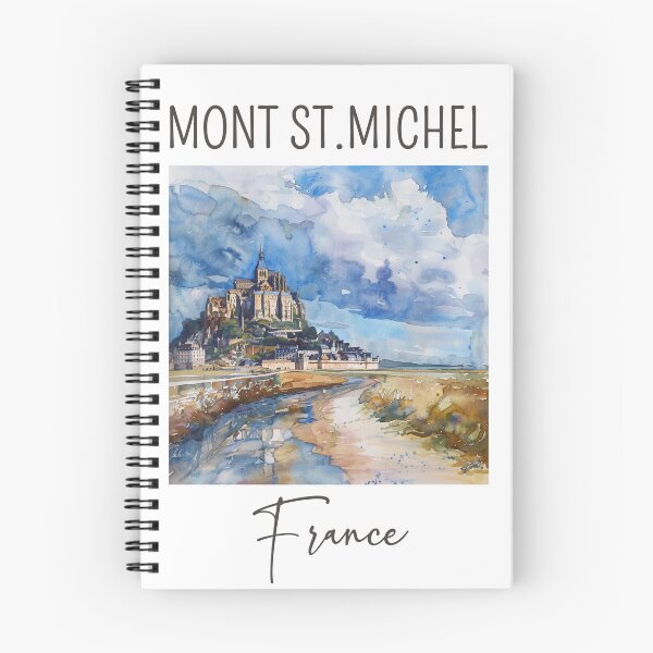 Item preview, A Watercolor Design of Mont Saint Michel - France designed and sold by Sketch-Shack.