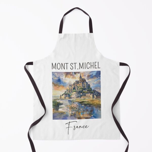 Item preview, A Watercolor Design of Mont Saint Michel - France designed and sold by Sketch-Shack.