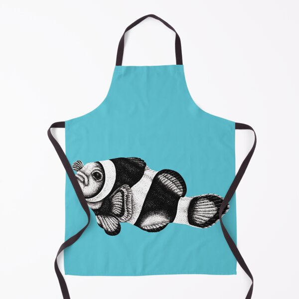 Item preview, Black onyx clownfish drawing designed and sold by LorenDowding.