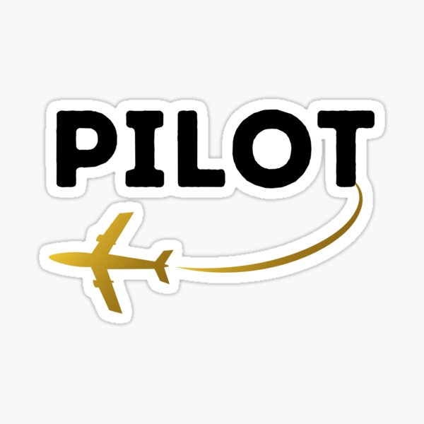 Item preview, Pilot logo emblema plane designed and sold by mariowear.