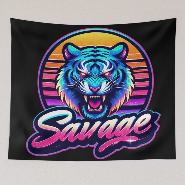 Item preview, 80s Retro Savage Theme 1 designed and sold by Mark Cannon.