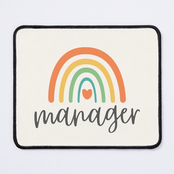 Item preview, Manager - Colorful Rainbow - Heart - Career designed and sold by patternjp.