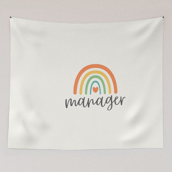 Item preview, Manager - Colorful Rainbow - Heart - Career designed and sold by patternjp.