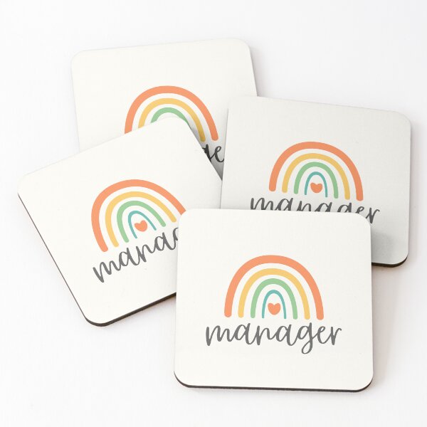Item preview, Manager - Colorful Rainbow - Heart - Career designed and sold by patternjp.