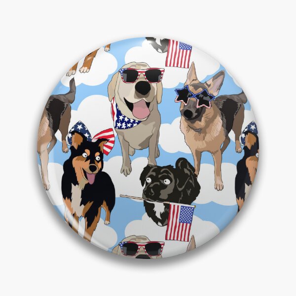 Item preview, All American Dogs  designed and sold by FLUFFSforSTUFF.