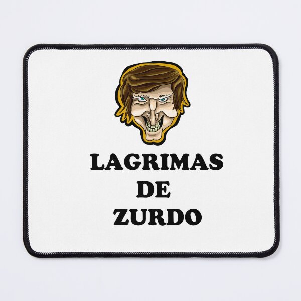 Item preview, Lagrimas de Zurdo javier milei smiling designed and sold by MechanicalART.