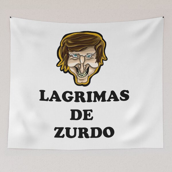 Item preview, Lagrimas de Zurdo javier milei sonriendo designed and sold by MechanicalART.