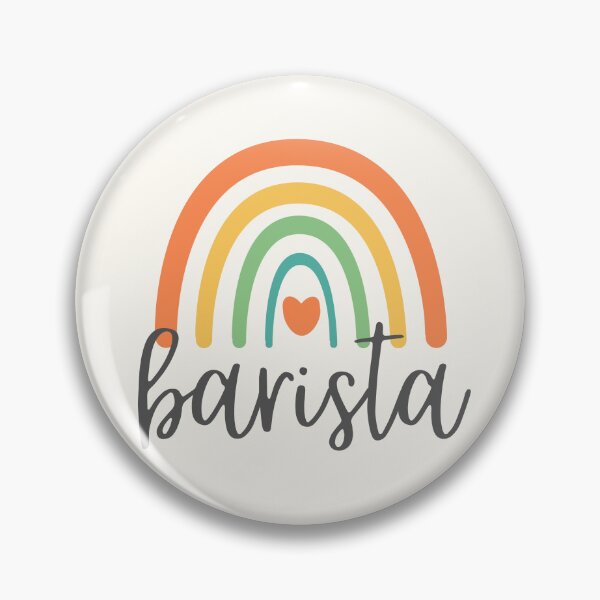 Item preview, Barista - Colorful Rainbow - Heart - Career designed and sold by patternjp.