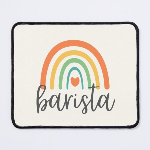 Item preview, Barista - Colorful Rainbow - Heart - Career designed and sold by patternjp.