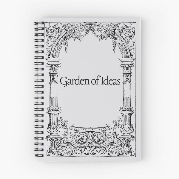 Item preview, Garden of Ideas Notebook designed and sold by LCMerchEmporium.