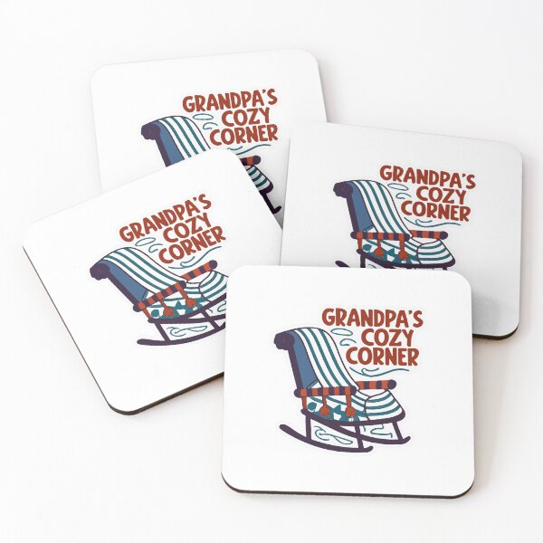 Item preview, Grandpa's Cozy Corner Rocking Chair and Quilt Design designed and sold by NiftyWrx.