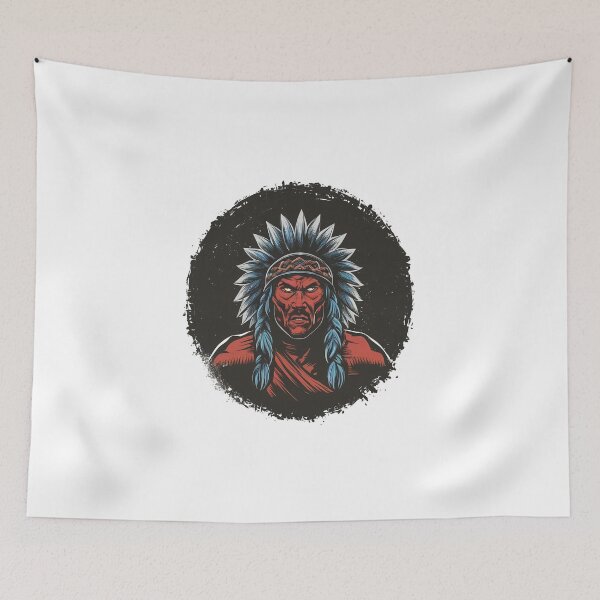 Item preview,  Angry man with Native Americans 2 designed and sold by Nayfa.