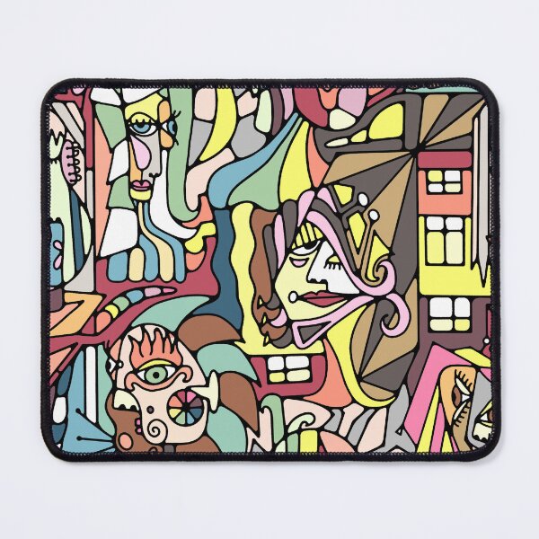 Item preview, Cubist  Style Lady Faces  designed and sold by Unhinged Heather.