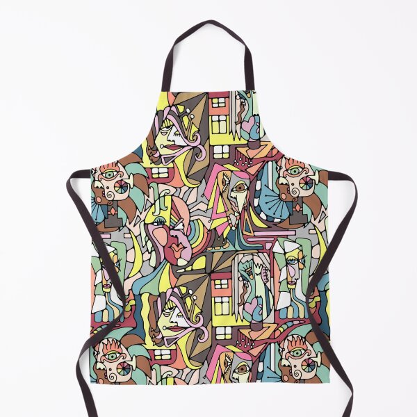 Item preview, Cubist Style Lady Faces designed and sold by Unhinged Heather.