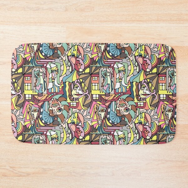 Item preview, Cubist  Style Lady Faces  designed and sold by Unhinged Heather.