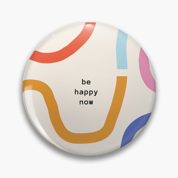 Item preview, Be Happy Now Pastel Aesthetic Pinterest Minimalist Art Design designed and sold by pointense.