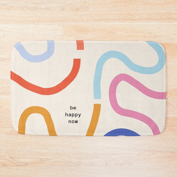 Item preview, Be Happy Now Pastel Aesthetic Pinterest Minimalist Art Design designed and sold by pointense.