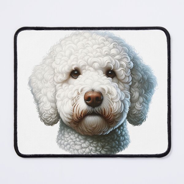 Item preview, White Lagotto Romagnolo Dog designed and sold by TheAnimalZ00.