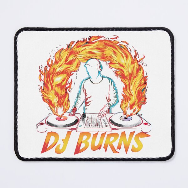 Item preview, DJ Burns: Igniting the Dance Floor with Electric Energy and Rhythmic Beats! designed and sold by stil-etto.