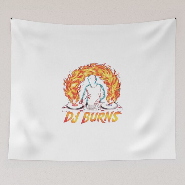 Item preview, DJ Burns: Igniting the Dance Floor with Electric Energy and Rhythmic Beats! designed and sold by stil-etto.
