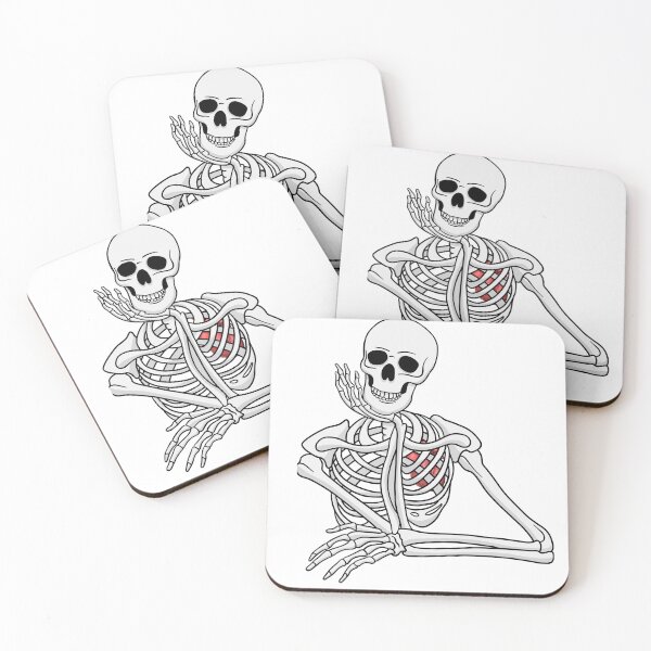 Item preview, thinking skeleton designed and sold by Anyistore.