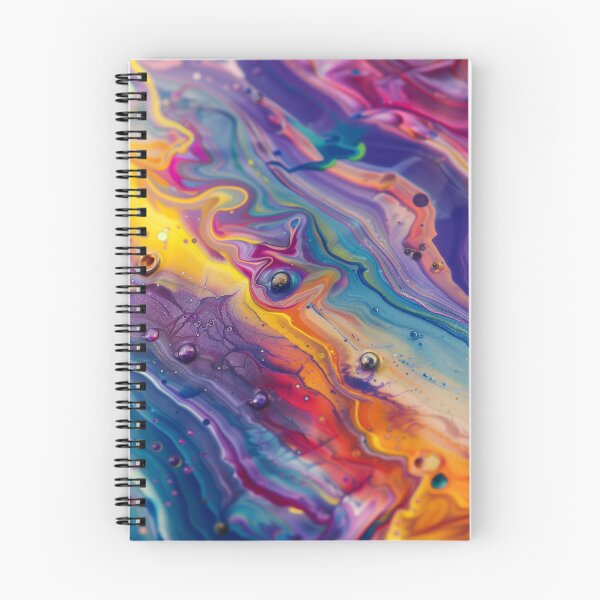 Item preview, Notebook or Phone Case Epoxy Colorful Design designed and sold by LaurenMaryStore.