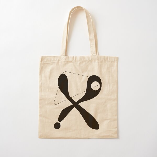 CALLIGRAPHY LETTER X Cotton Tote Bag