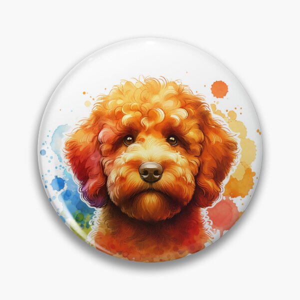 Item preview, Watercolor Orange Lagotto Romagnolo Dog  designed and sold by TheAnimalZ00.