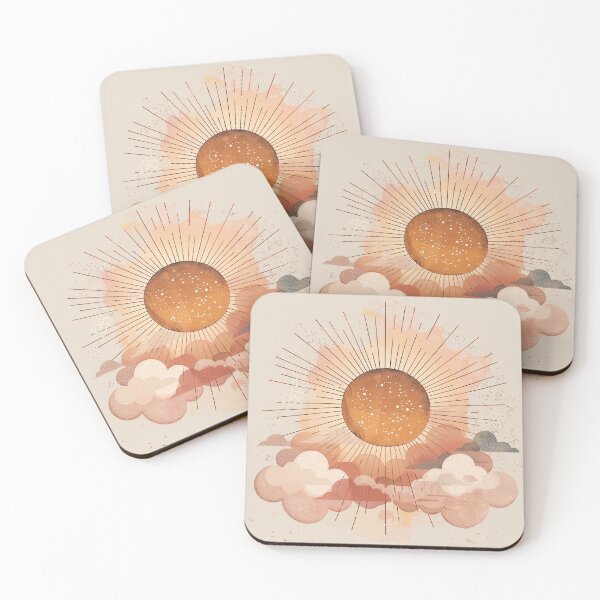 Item preview, Sun & Clouds In A Pastel Boho Theme designed and sold by Manda7707.