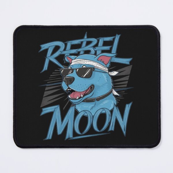 Item preview, rebel moon blue dog designed and sold by Imaginarium of Chaos falcon88 .