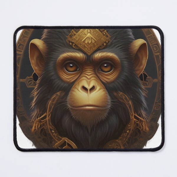 Item preview, monkey hacker with ring on head designed and sold by david stigler.
