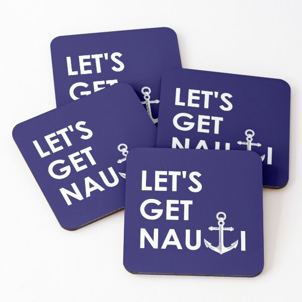 Item preview, Let's Get Nauti Funny Nautical designed and sold by StudioTina.