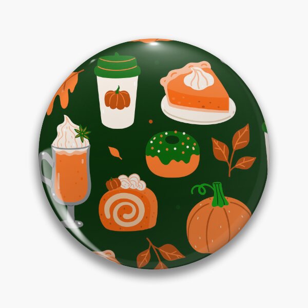 Item preview, pumpkin spice coffee dark green designed and sold by Gossip Rag.
