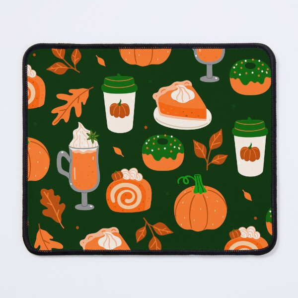 Item preview, pumpkin spice coffee dark green designed and sold by Gossip Rag.