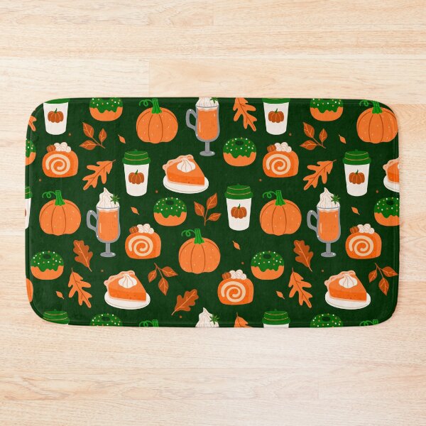 Item preview, pumpkin spice coffee dark green designed and sold by Gossip Rag.